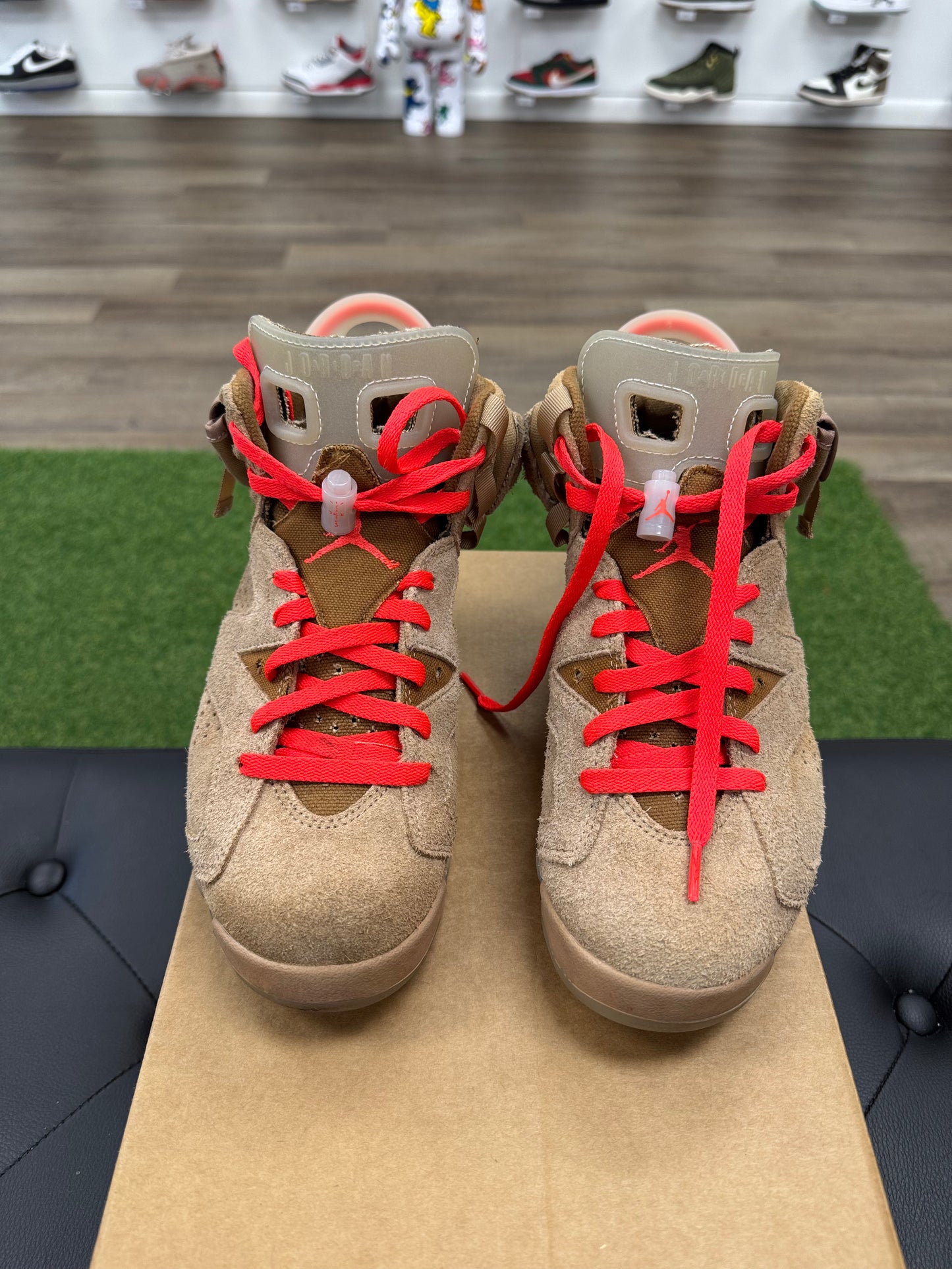 Jordan 6 Retro Travis Scott British Khaki - Size 7 (U)