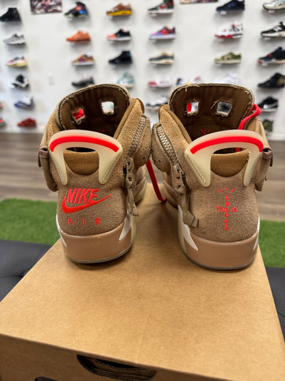 Jordan 6 Retro Travis Scott British Khaki - Size 7 (U)