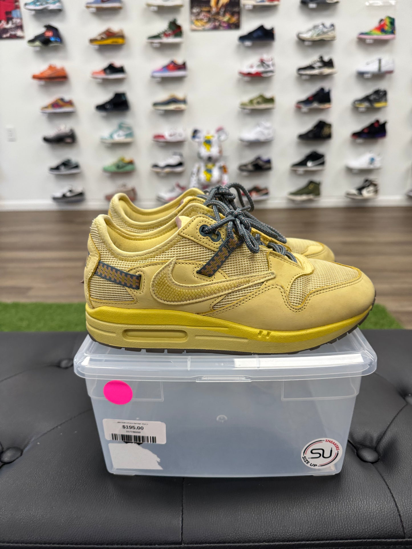 Nike Air Max 1 Travis Scott Cactus Jack Saturn Gold - Size 6.5 (U)