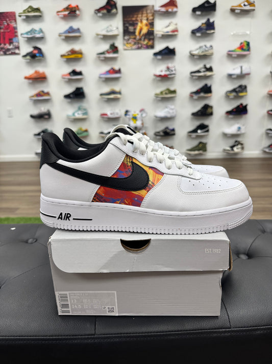 Nike Air Force 1 Low Vintage Mosaic White -Size 12.5