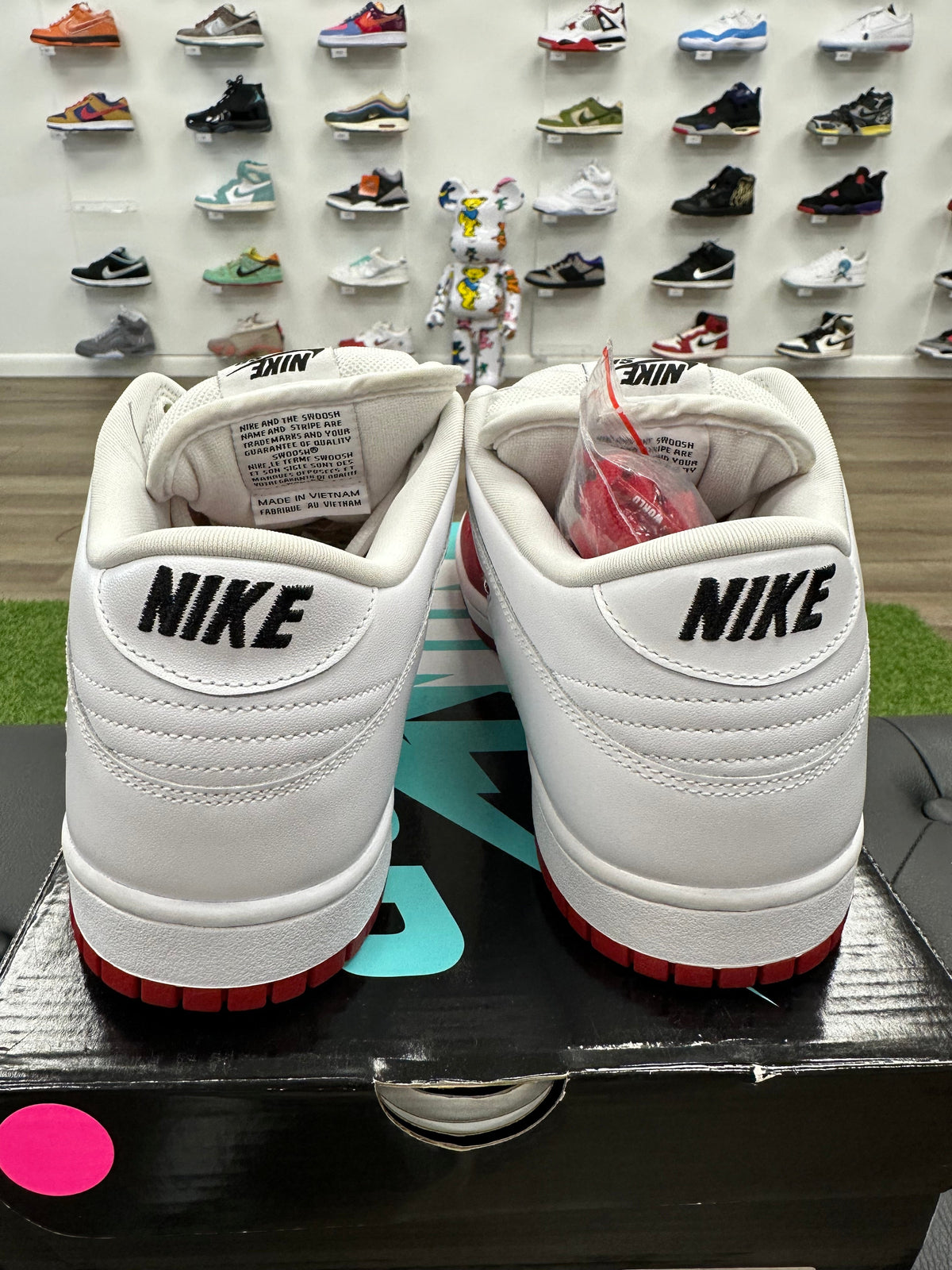 Nike SB Dunk Low Supreme Jewel Swoosh Red