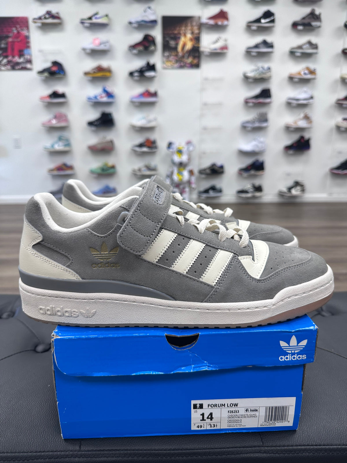 adidas Forum Low Charcoal Solid Grey Gum