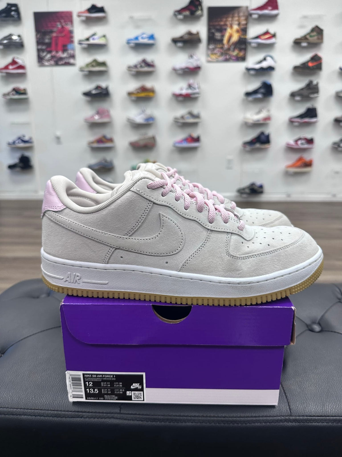 Nike Air Force 1 Low SB Light Orewood Brown Pink