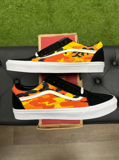 Vans Old Skool Pop Camo Orange