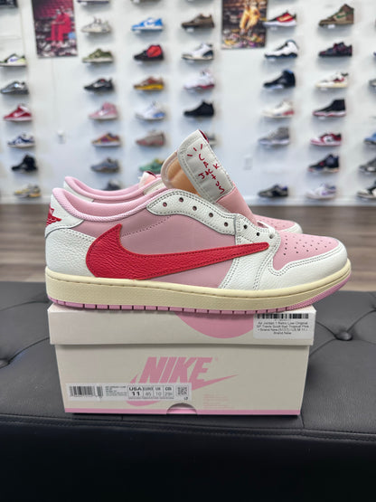 Jordan 1 Retro Low OG SP Travis Scott Sail Tropical Pink