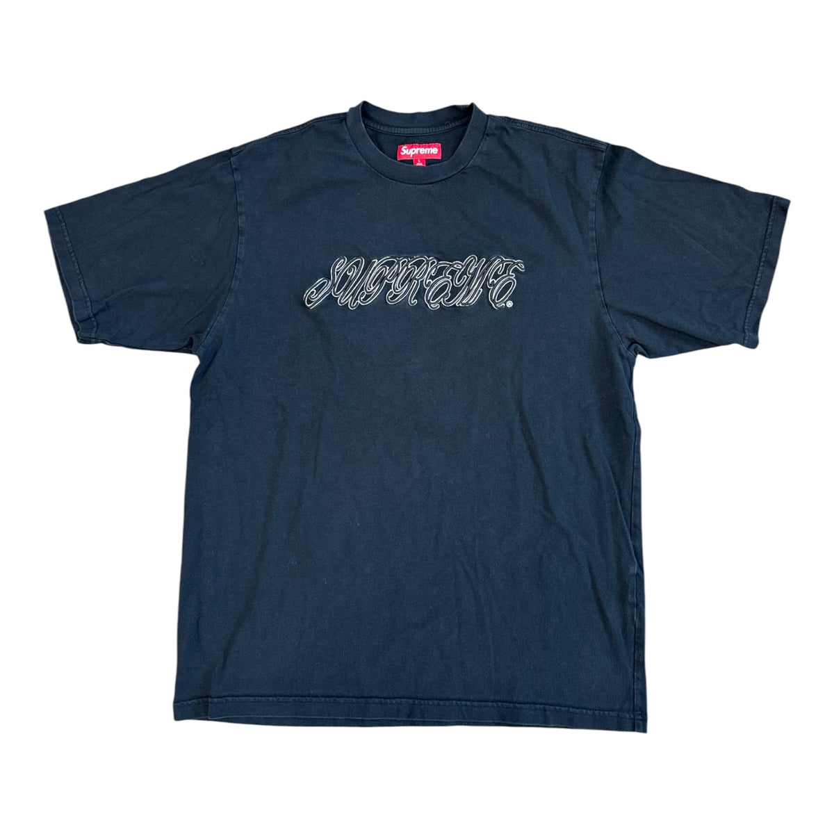 Supreme Raised Script S/S Top Black