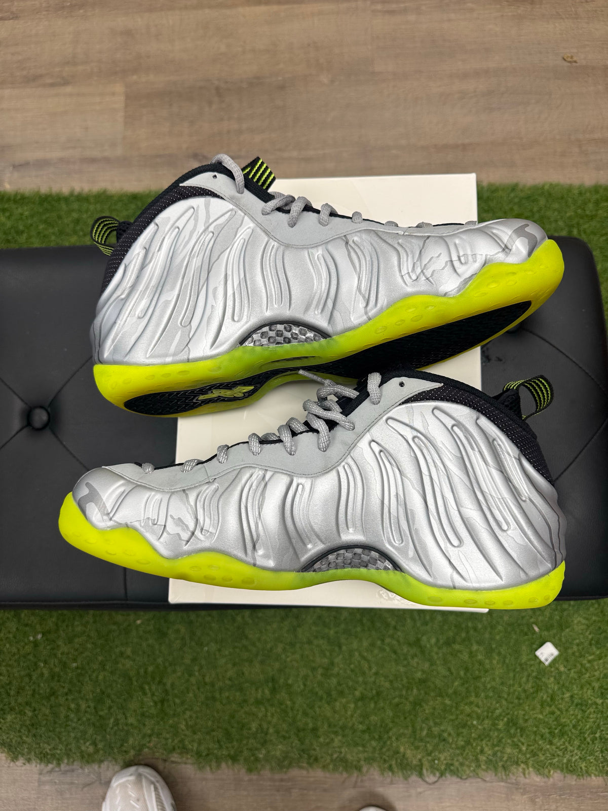 Nike Air Foamposite One Silver Volt Camo