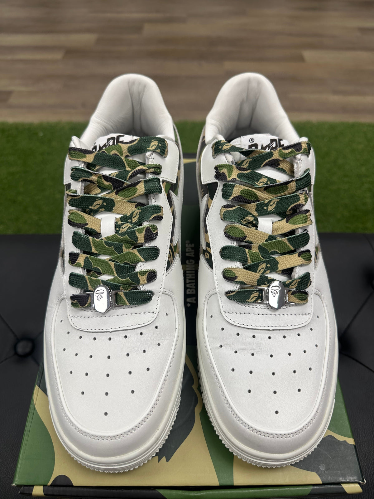 A Bathing Ape Bape Sta Icon ABC Camo Green