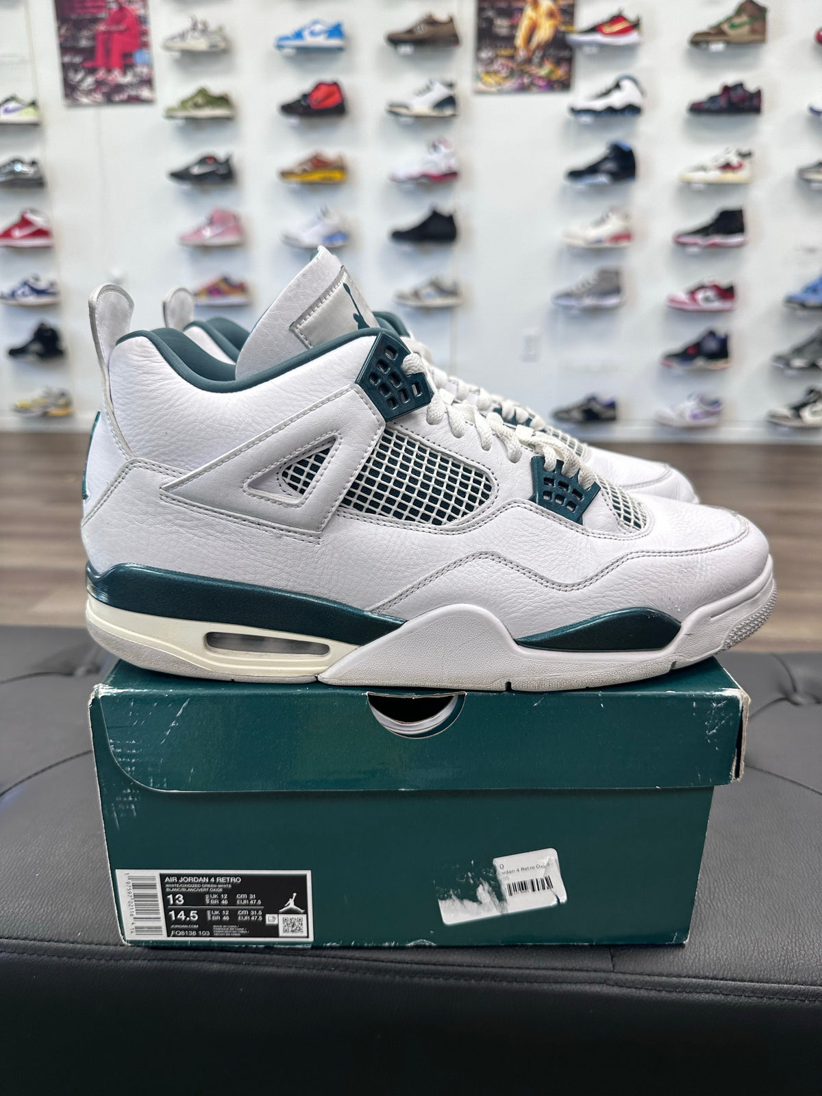 Jordan 4 Retro Oxidized Green