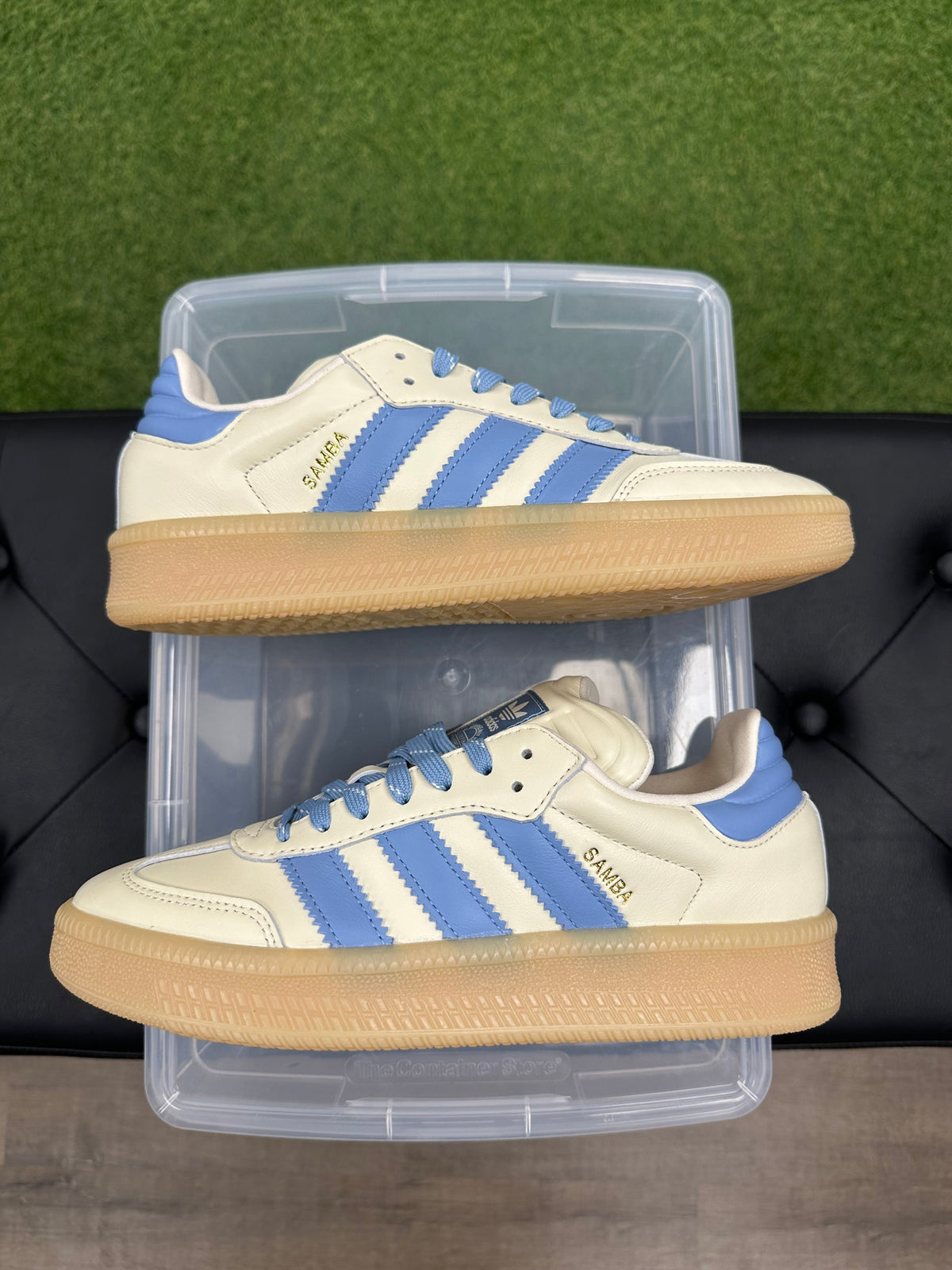 adidas Samba XLG Wonder White Ash Blue (GS)