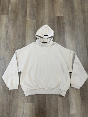 Fear of God Essentials Hoodie Silver Cloud