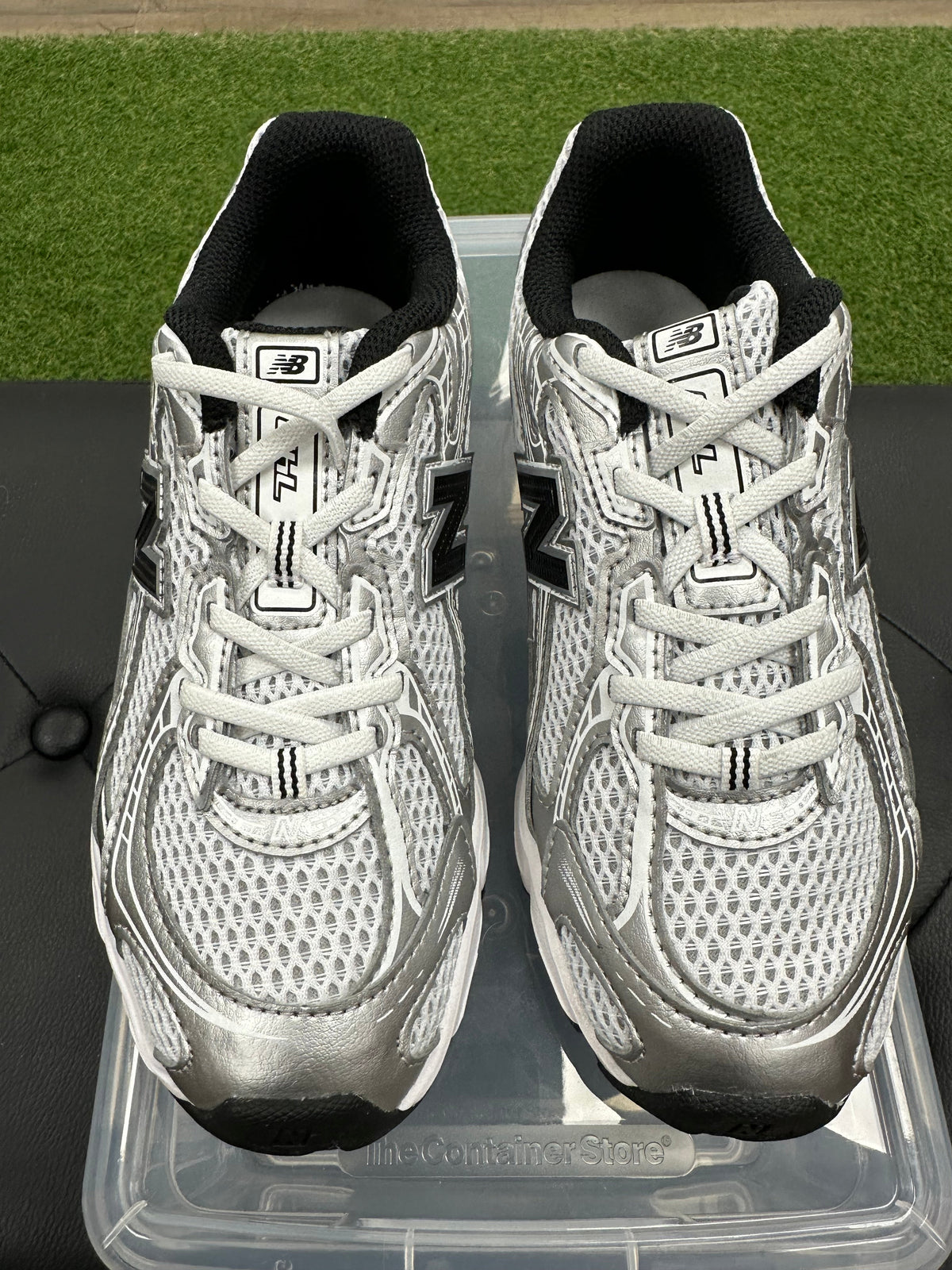 New Balance 740 Bungee Lace Grey Black (PS)
