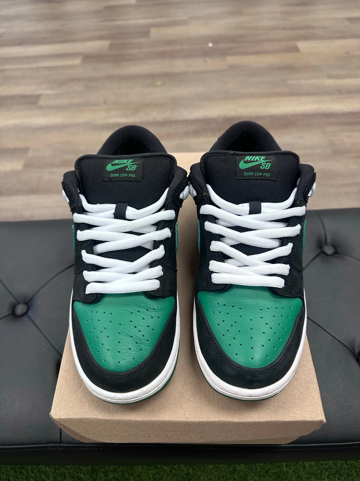 Nike SB Dunk Low Pro J Pack Black Pine Green- Size 8:5 (U)