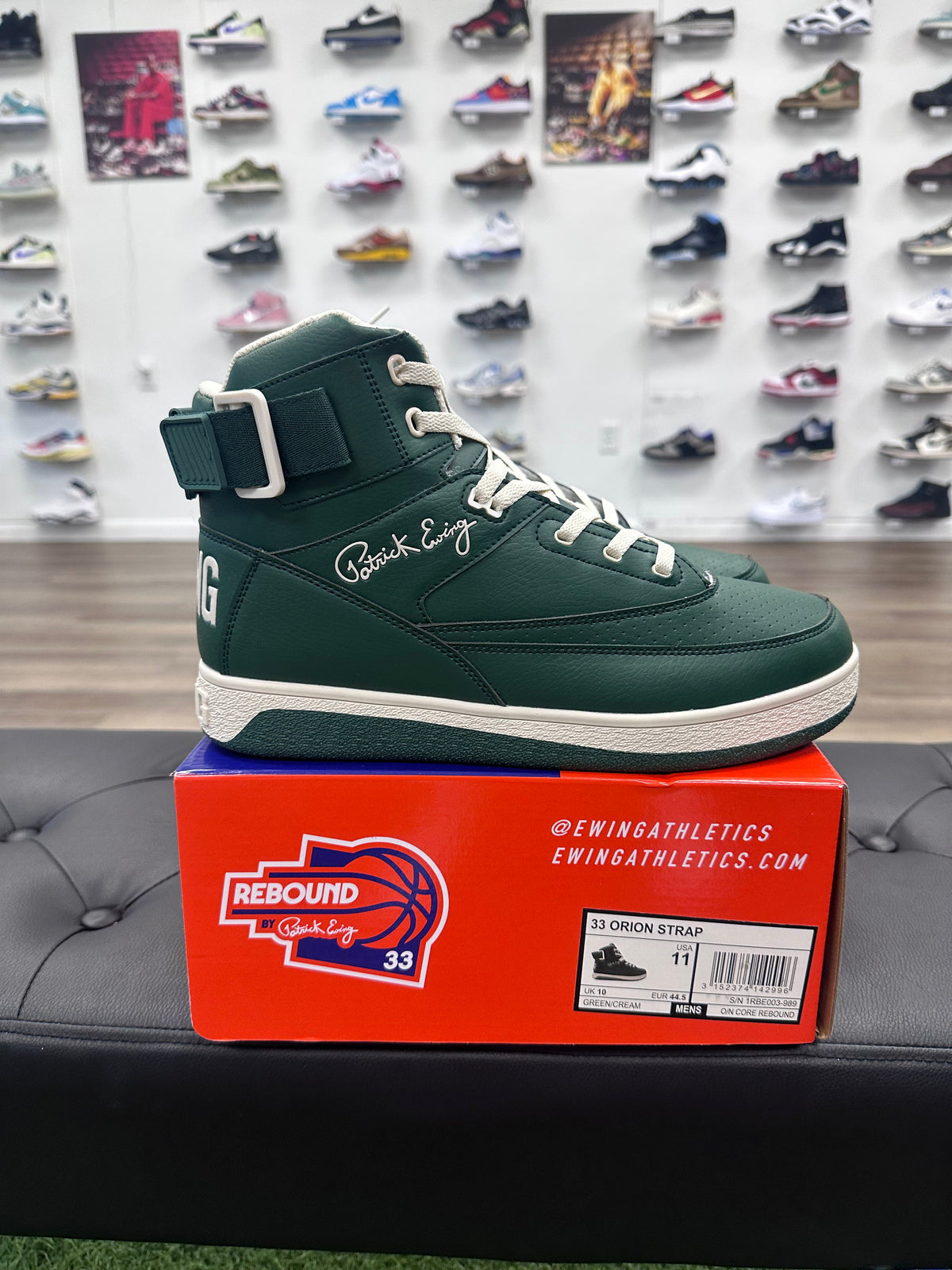 Patrick Ewing Ewing Guard Black/White