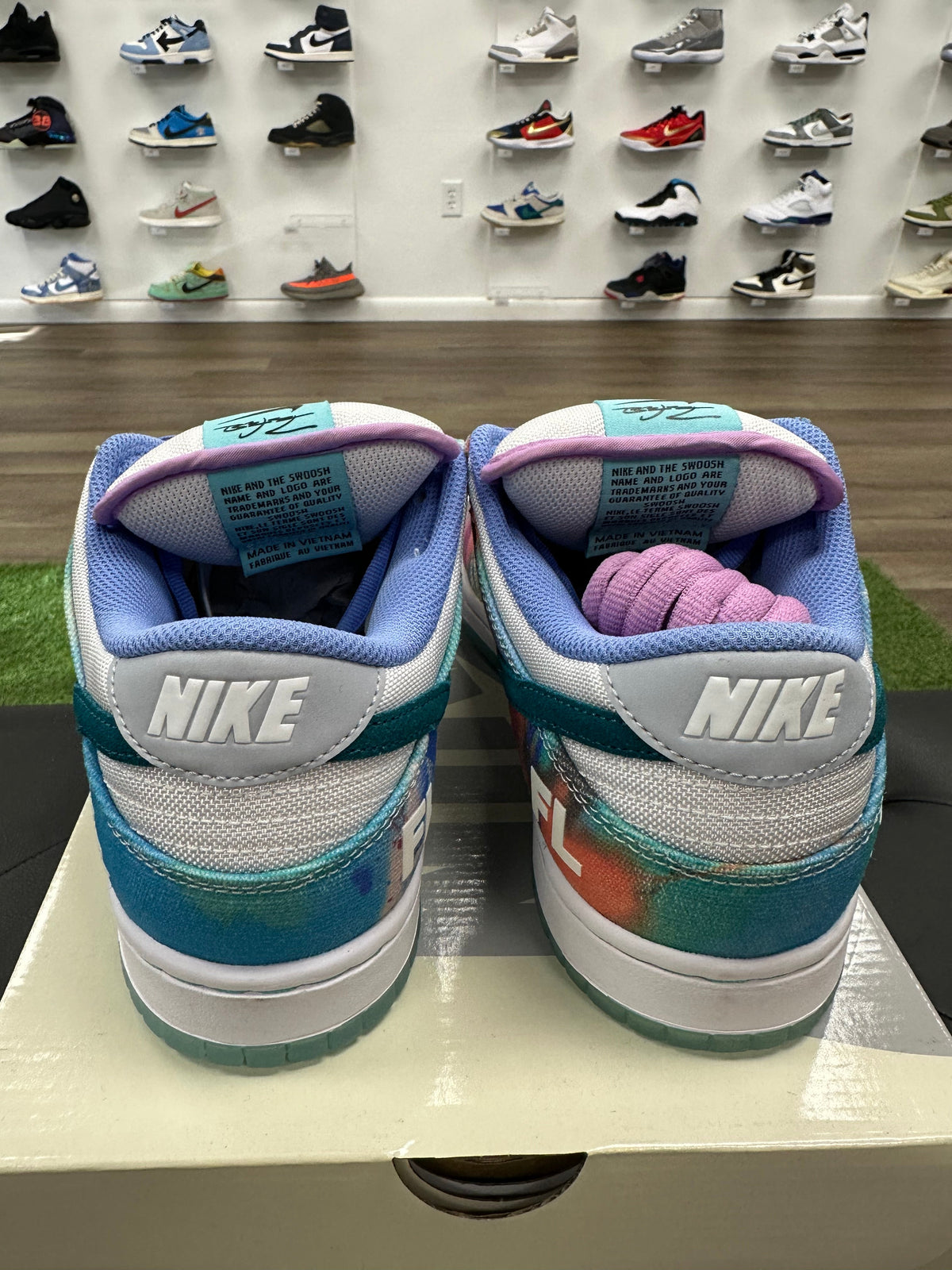 Nike SB Dunk Low Futura Laboratories Bleached Aqua