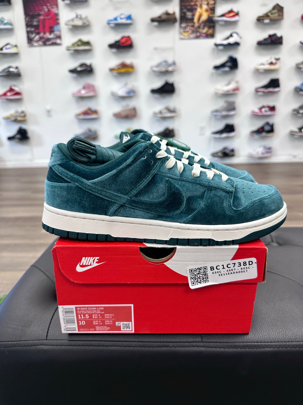 Nike Dunk Low Velvet Teal (Women's)