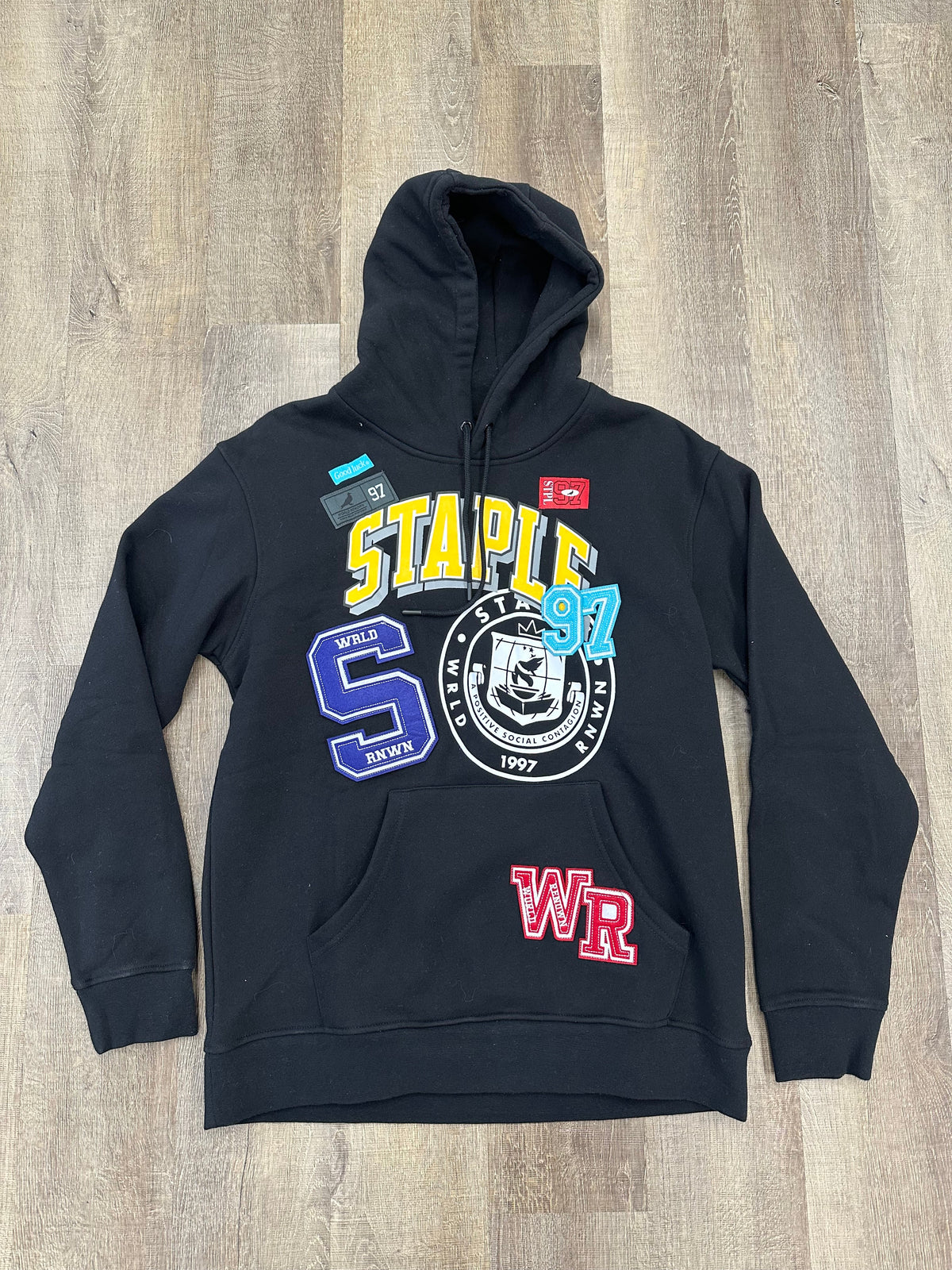 Staple Embroidered Patches Hoodie