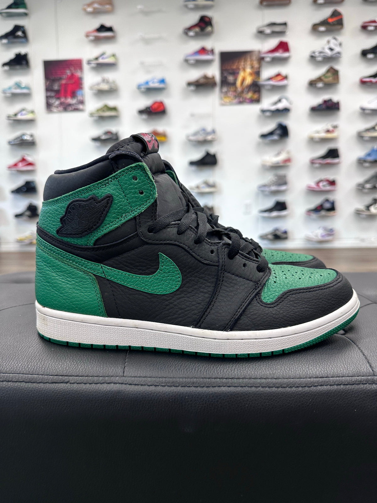 Jordan 1 Retro High Pine Green Black