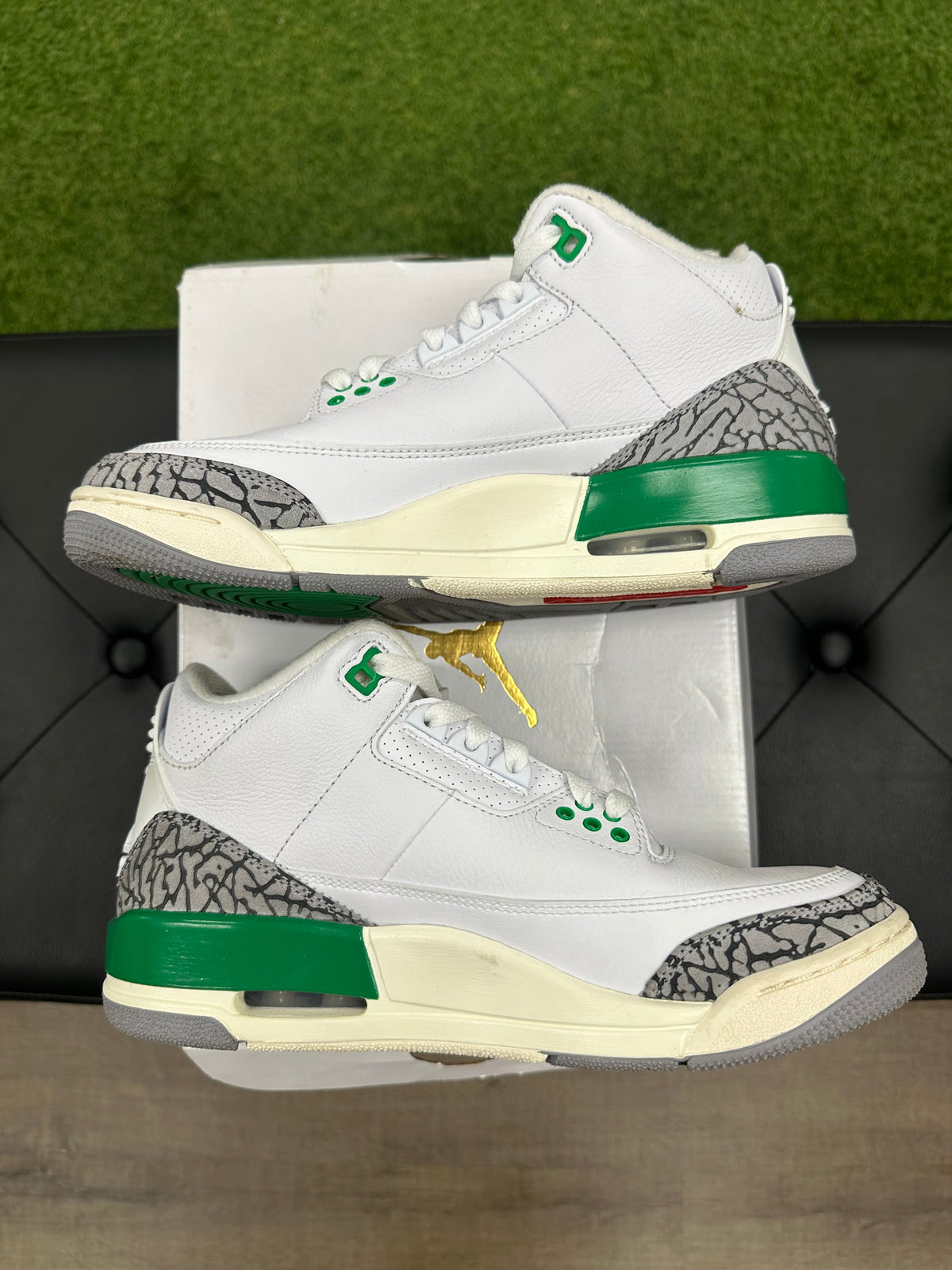 Jordan 3 Retro Lucky Green (Women's)