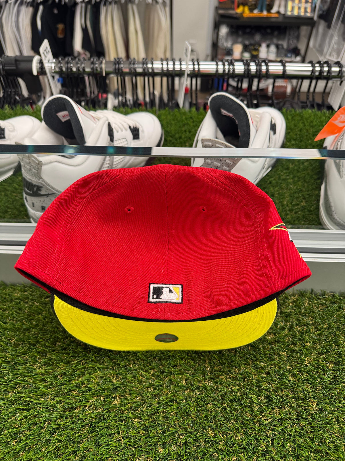 Miami Marlins Red/Black 2017 All Star Game Volt Bottom Fitted Hat