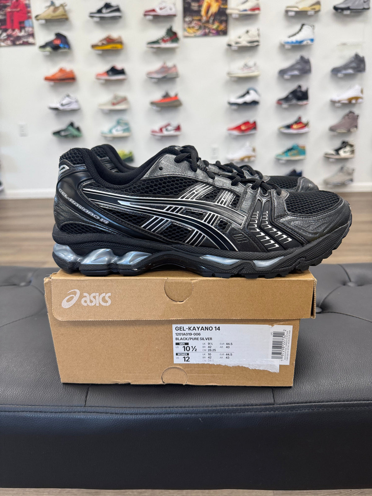 ASICS Gel-Kayano 14 Black Pure Silver