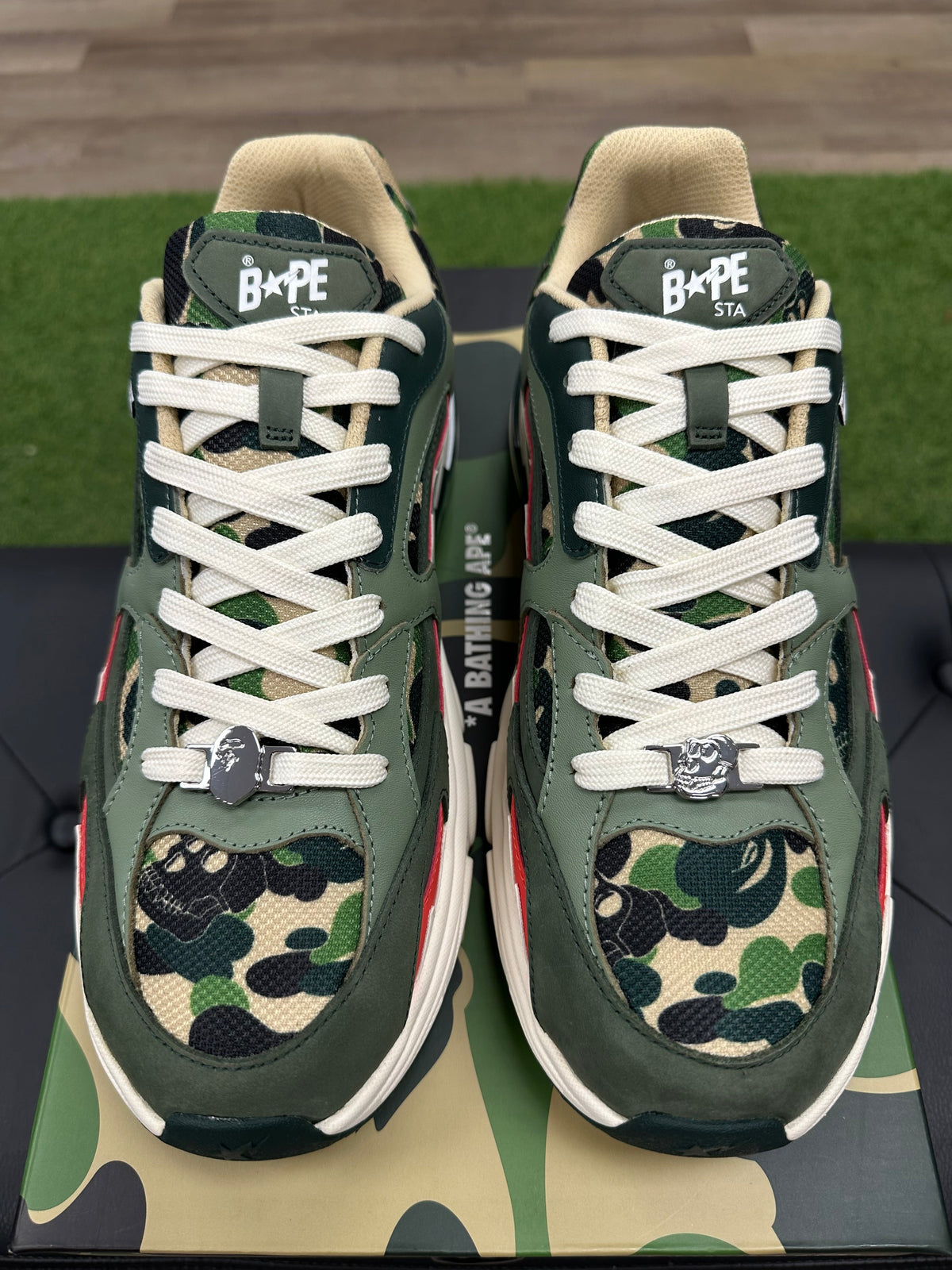 A Bathing Ape Shark Sta Bored Ape Yacht Club Green