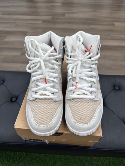 Nike SB Dunk High Pro ISO Orange Label Unbleached Natural
