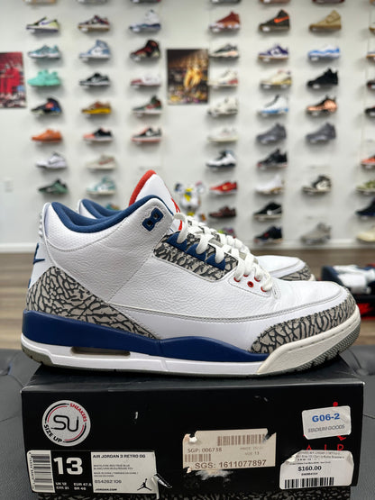 Jordan 3 Retro True Blue (2016)