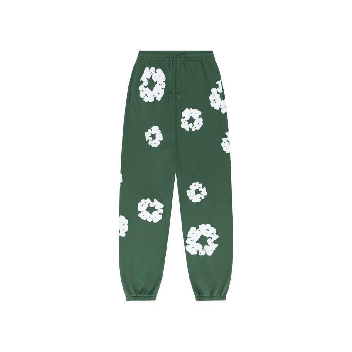 Denim Tears The Cotton Wreath Sweatpants Green - Mens