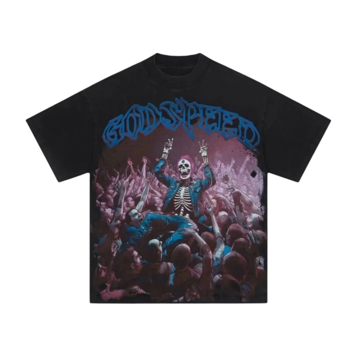 Godspeed Crowd Surfer T-shirt Wash Gray - Mens