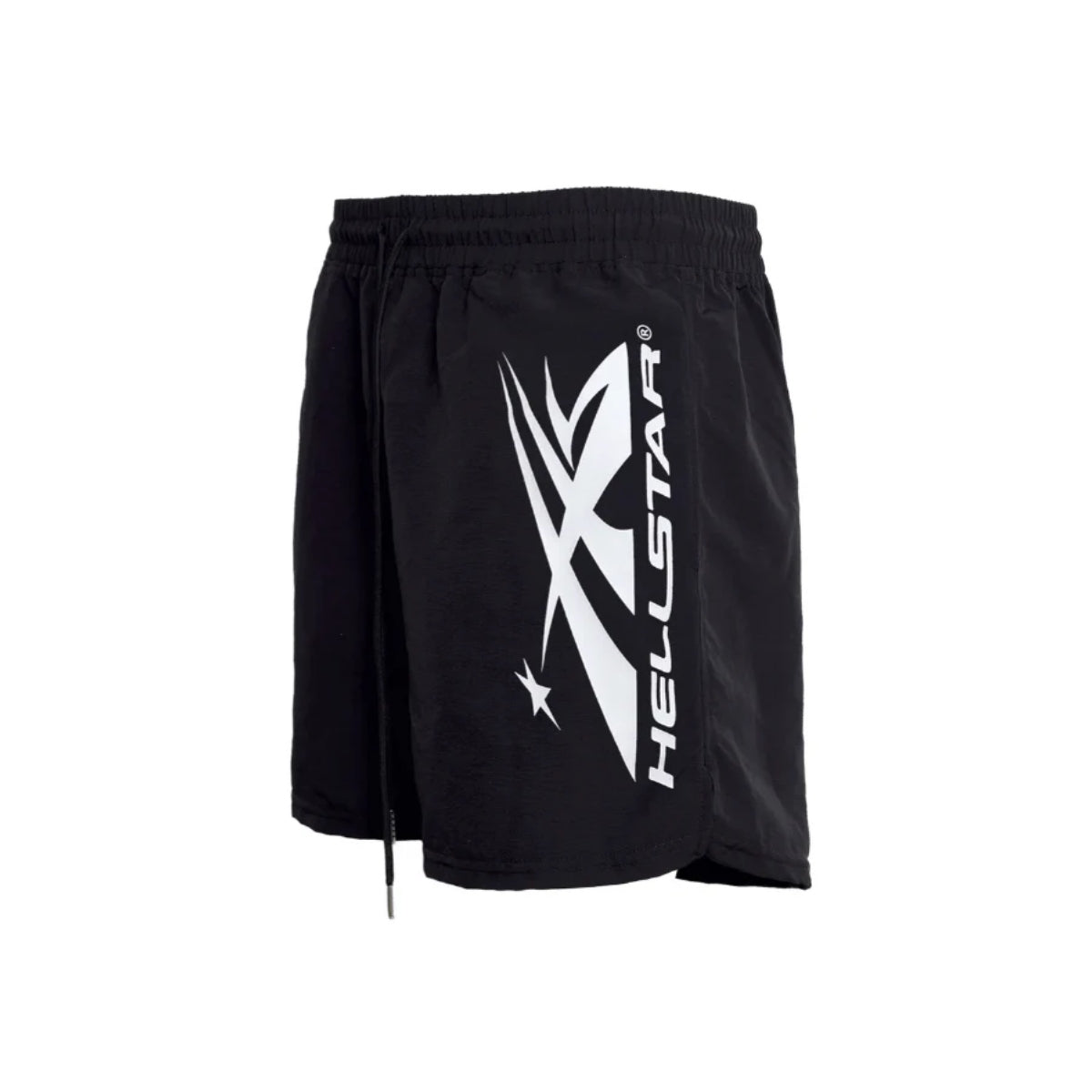 Hellstar Sports Vertical Athletic Shorts Black/White - Mens