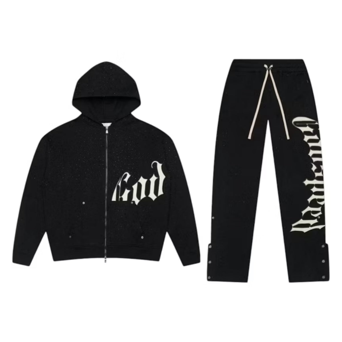 Godspeed OG Logo V2 Sweatsuit Black- Mens